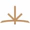 Ekena Millwork Alberta Smooth Timber Gable Bracket, Western Red Cedar, 60"W x 35"H x 1 1/2"D x 3 1/2"F, 14/12 Pitch GBW060X35X0204ALB00SWR - alternate 1